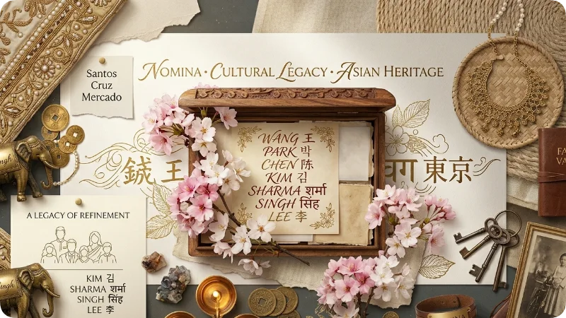 Beautiful Asian Last Names