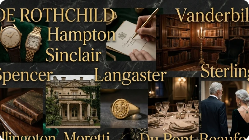 Certain Last Names Sound “Rich”