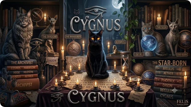 Dark & Mysterious Male Cat Names”
