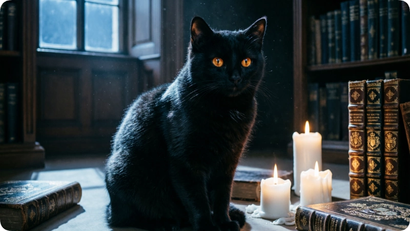 Dark & Mysterious Male Cat Names