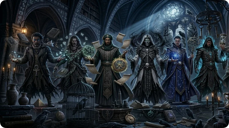 Dark Warlock Names With Gothic Energy