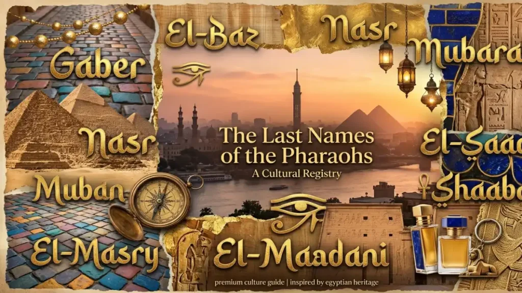 Egyptian Last Names That Feel