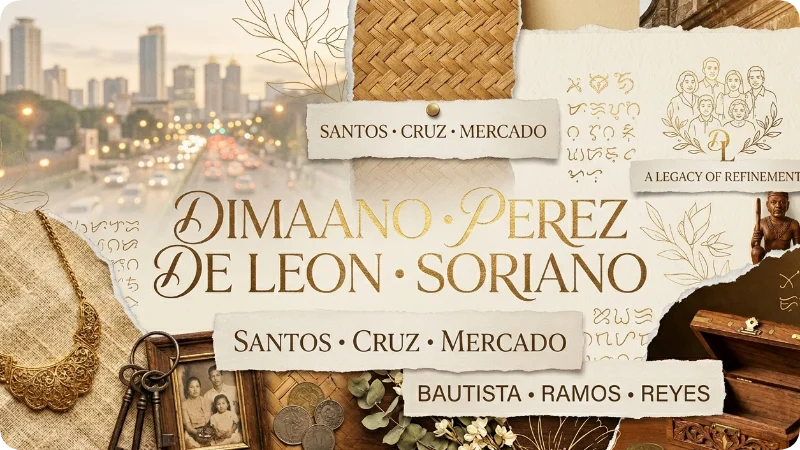 Elegant Filipino Last Names