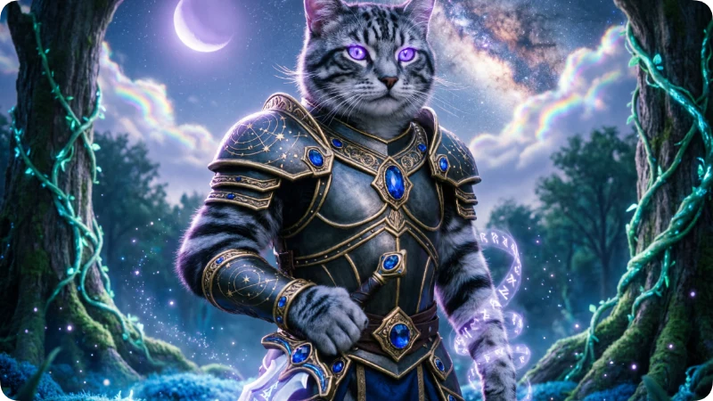 Fantasy & Mythology Inspired Male Cat Names