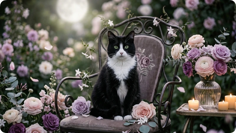 Female Black and White Cat Names