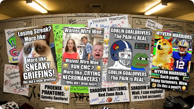 Funny Fantasy Football Names