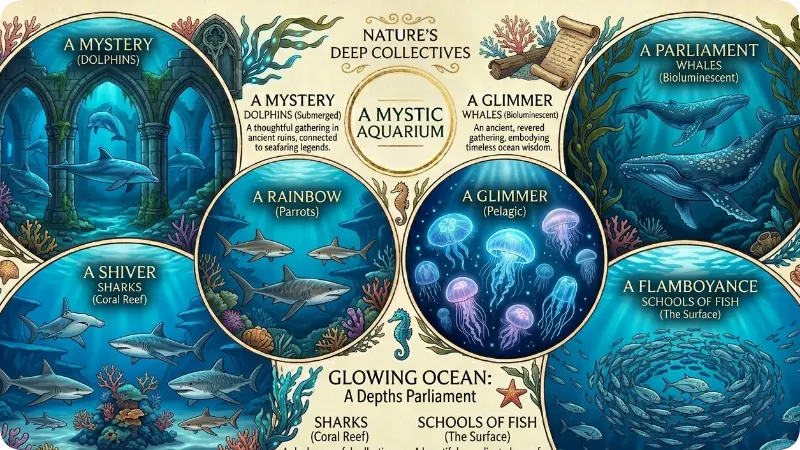 Ocean Animal Group Names