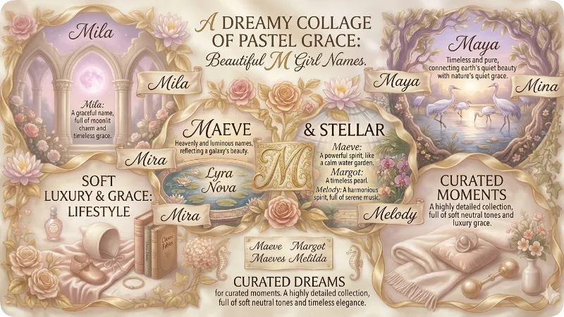 Soft & Feminine M Girl Names”