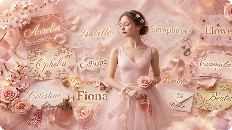 Soft Pink Girl Names