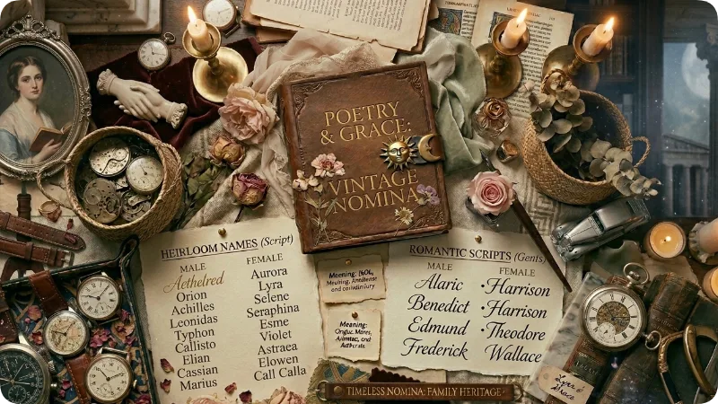 Soft and Romantic Vintage Names