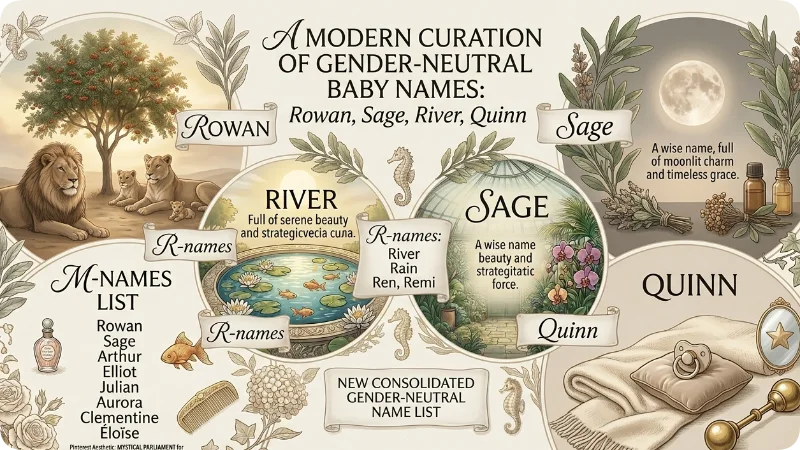 Trending GenderNeutral Baby Names for 2026