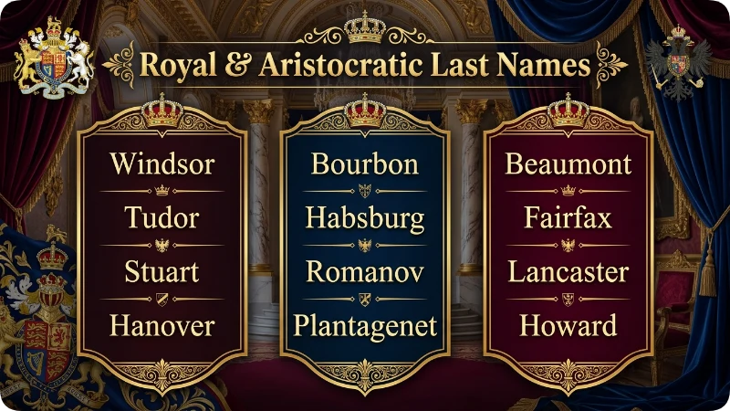 Royal And Aristocratic Last Names