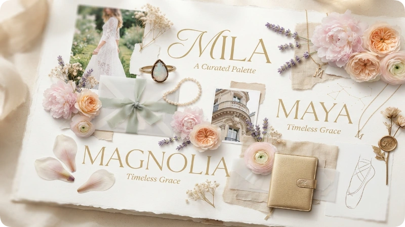 Beautiful Girl Names With M