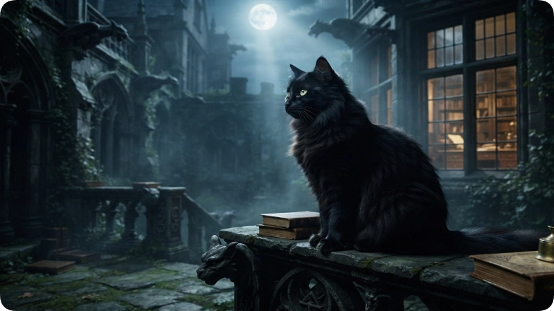 Dark & Mysterious Boy Cat Names