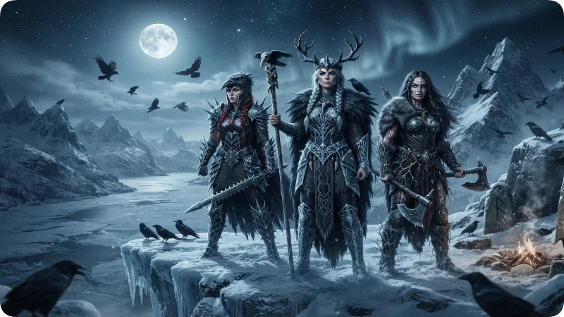Dark & Powerful Norse Goddess Names