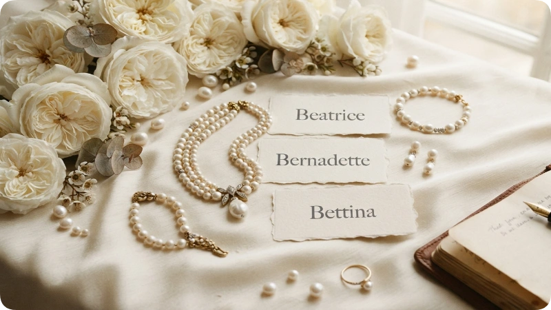 Elegant & Luxury Girl Names With B