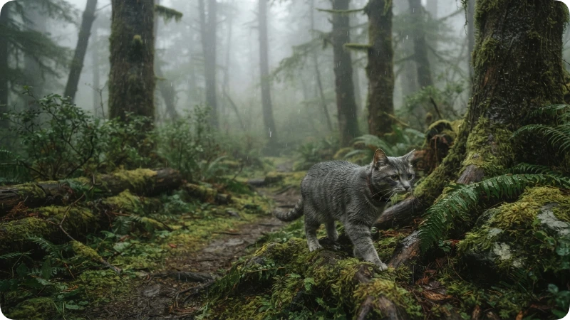 Nature Inspired Gray Cat Names