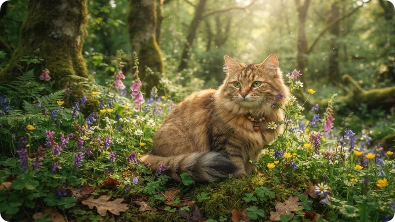 Nature Inspired Unique Female Cat Names