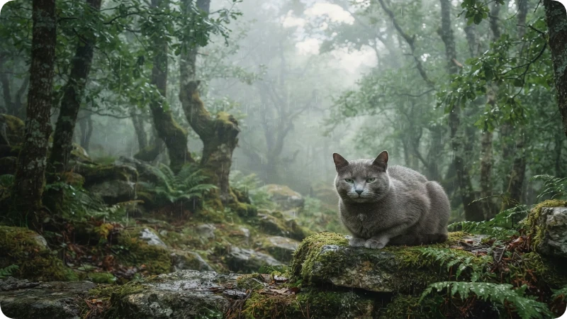 NatureInspired Gray Cat Names