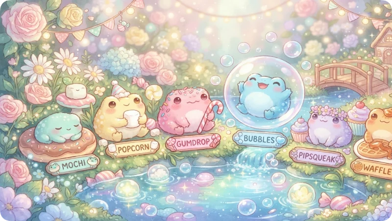 Cute and Funny Frog Names