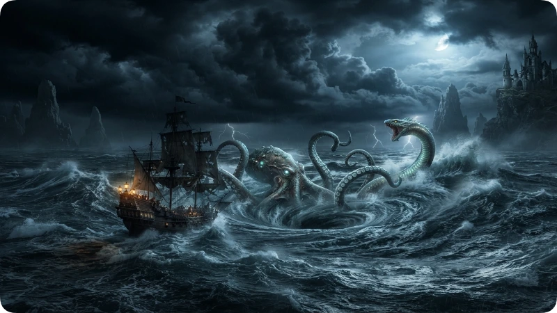 Dark & Mysterious Mythical Ocean Names
