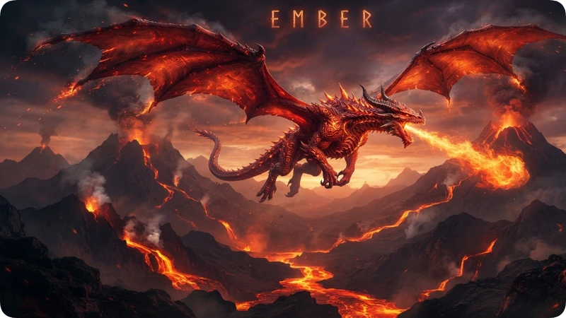 FireInspired Girl Dragon Names