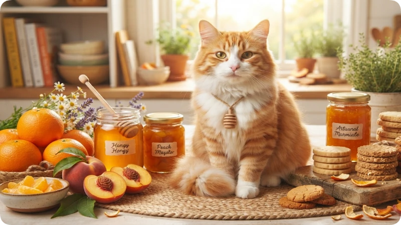Food  Inspired Orange and White