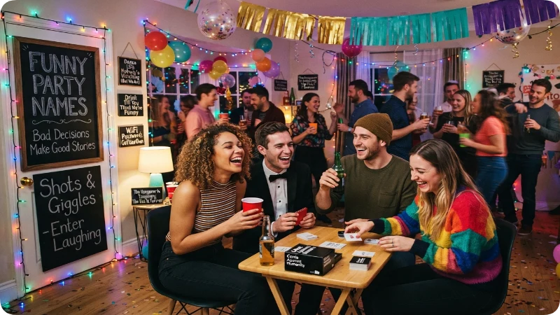 Funny Party Names  