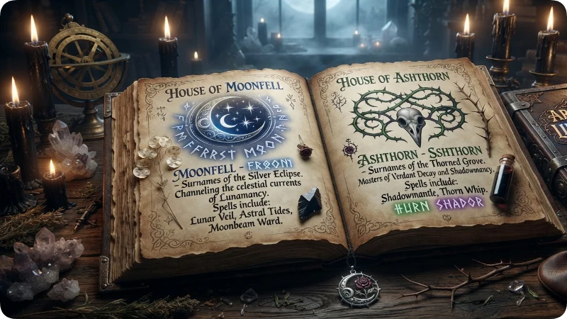 Witch Last Names With