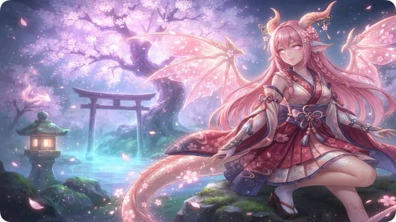 AnimeInspired Girl Dragon Names