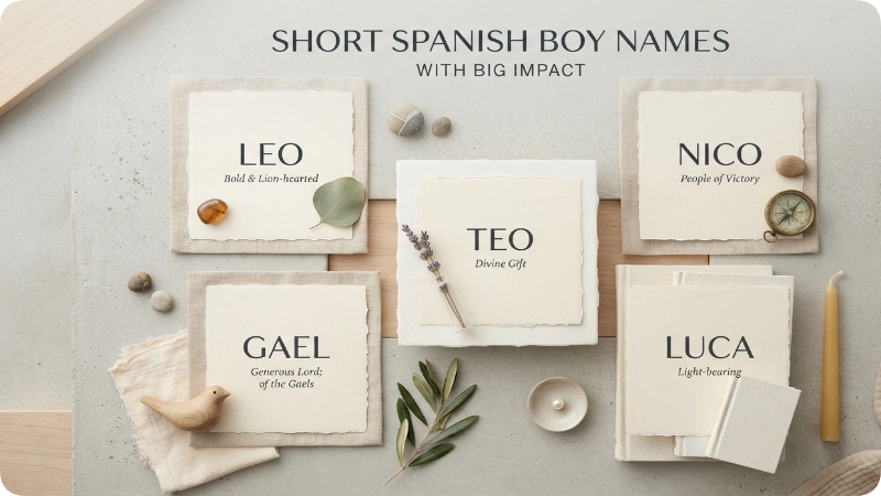 Short Spanish Boy Names with Big Impact 