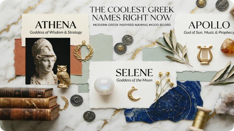 The Coolest Greek Names Right Now
