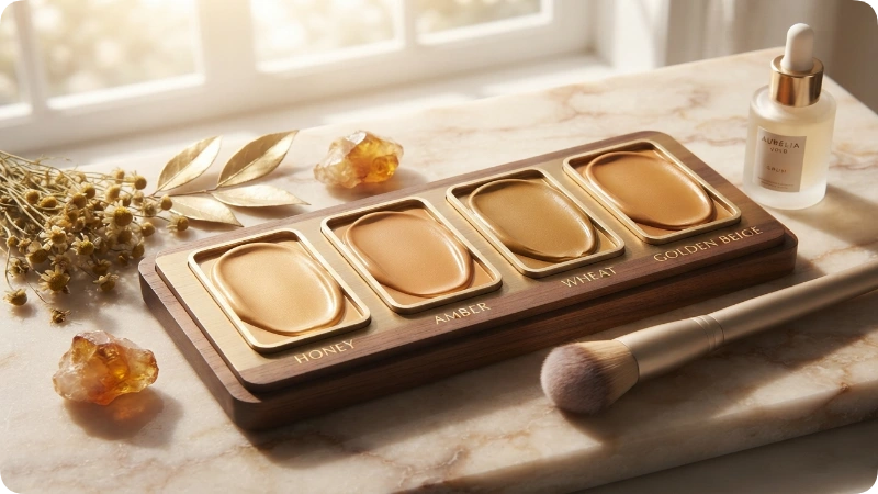 Warm Honey and Golden Skin Color Names