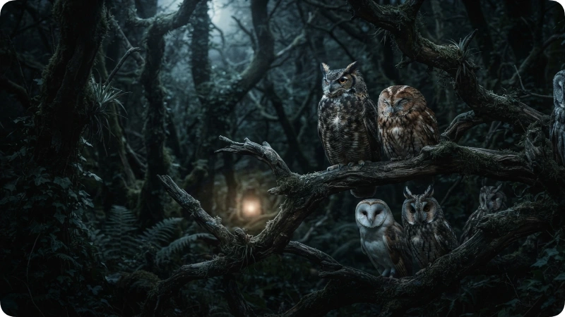 Dark & Gothic Animal Group Names