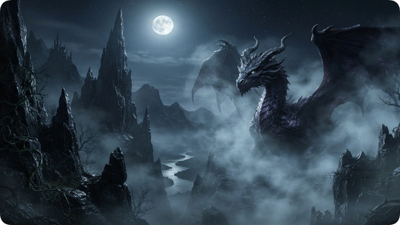 Dark & Shadow Inspired Female Dragon Names