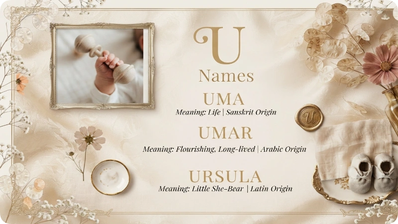 Elegant & Classic U Names