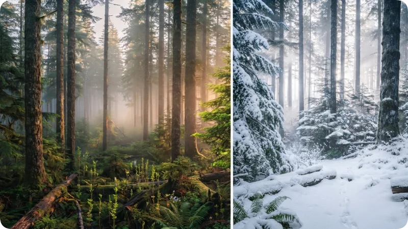 Evergreen Forest Section
