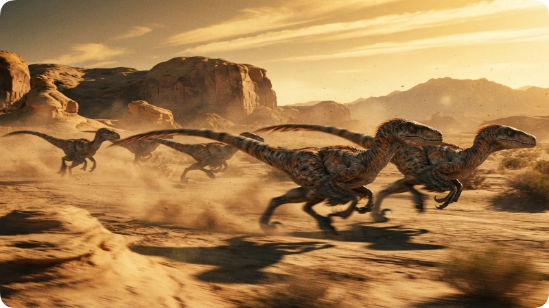 Fast & Agile Dinosaurs