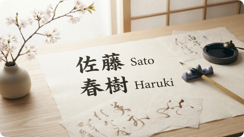How Japanese names work