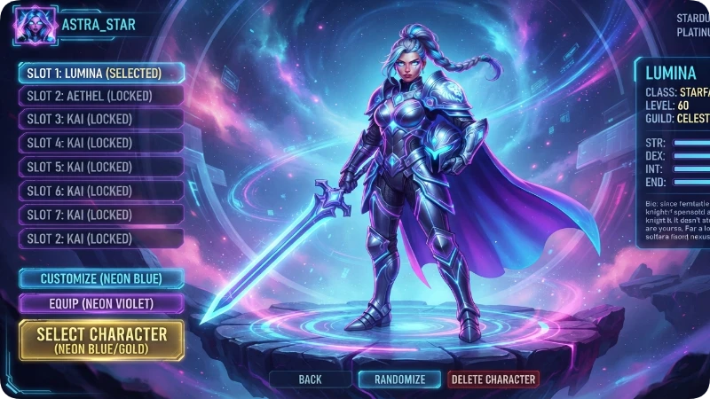 Modern Fantasy & Unique Female Paladin Names