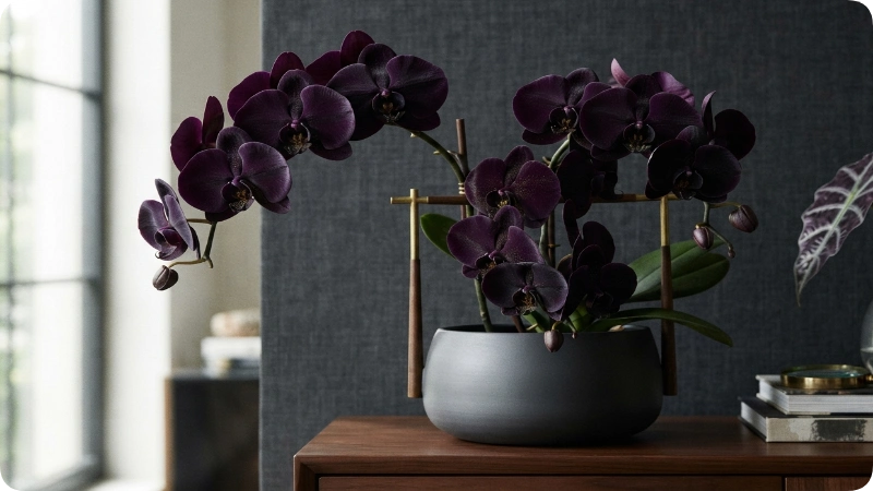 Purple Orchid Image Prompt