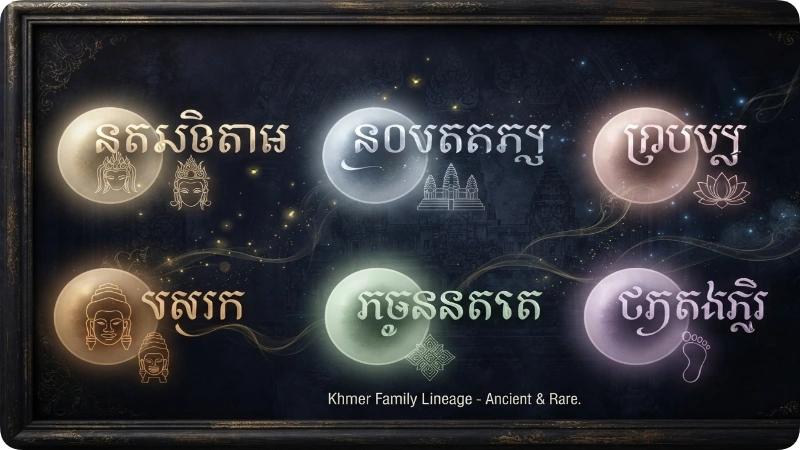 Rare & Unique Cambodian Surnames