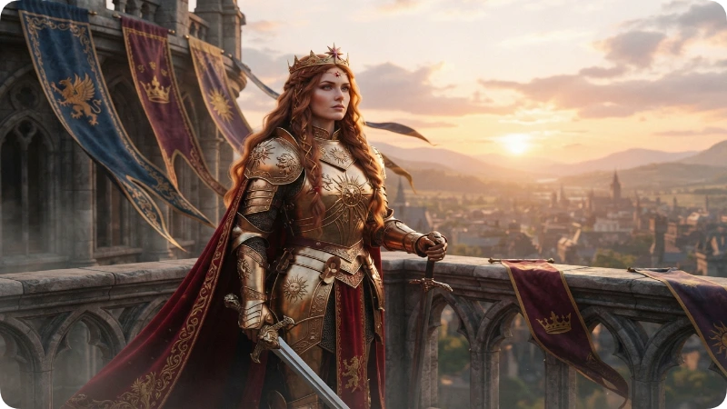 Royal & Radiant Female Paladin Names