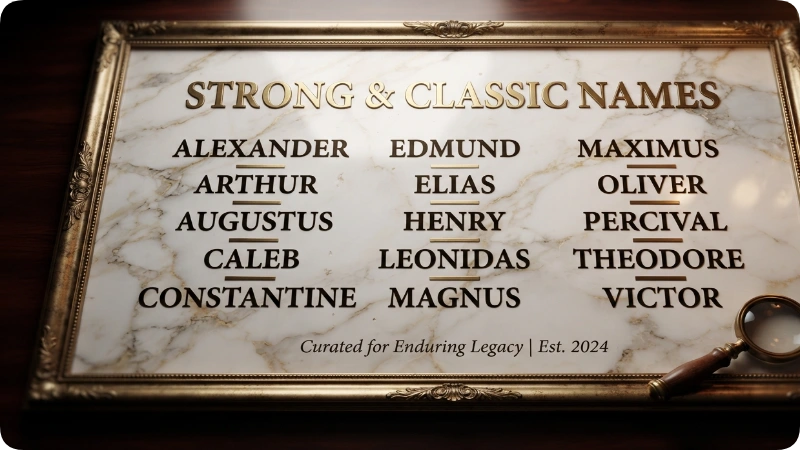 Strong & Classic R Names
