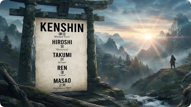 Strong Japanese Boy Names