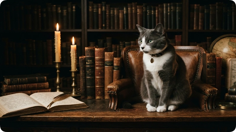 Male Gray and White Cat Names