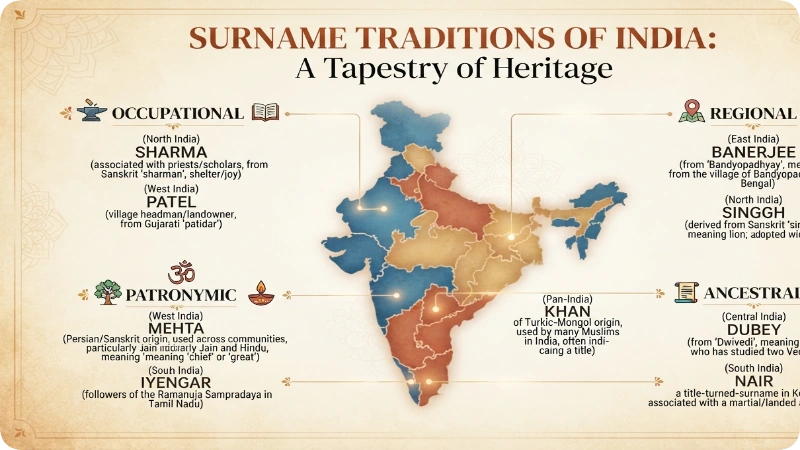 What Makes an Indian Last Name Popular