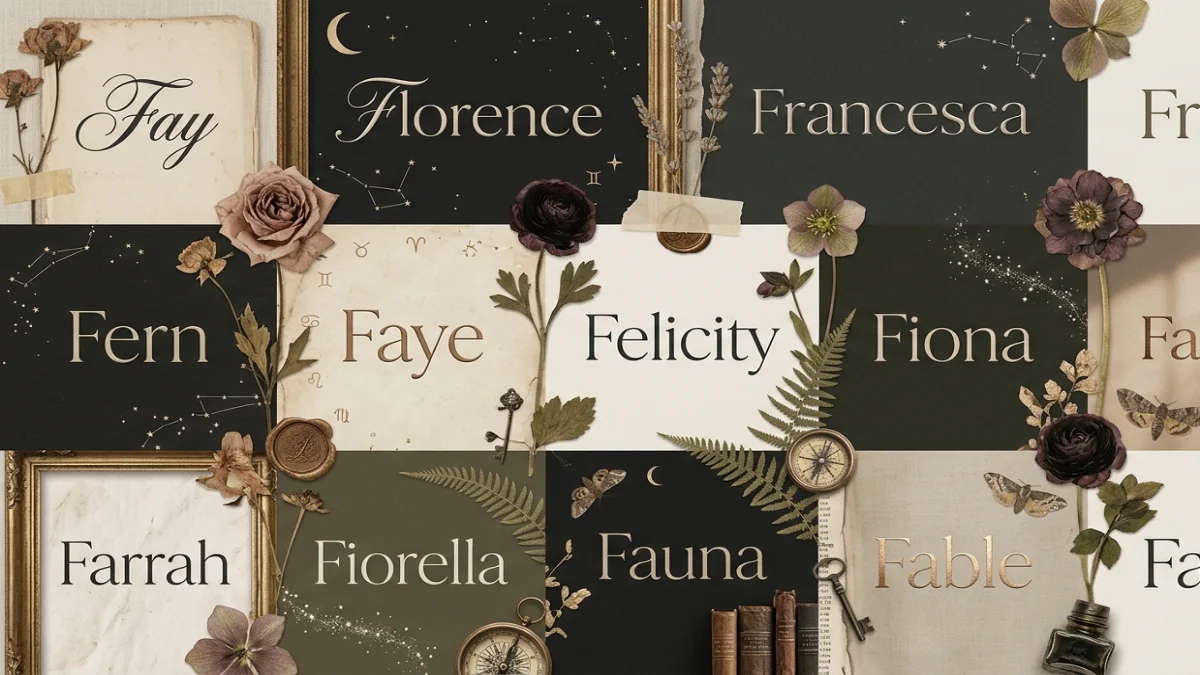 Beautiful F Names with