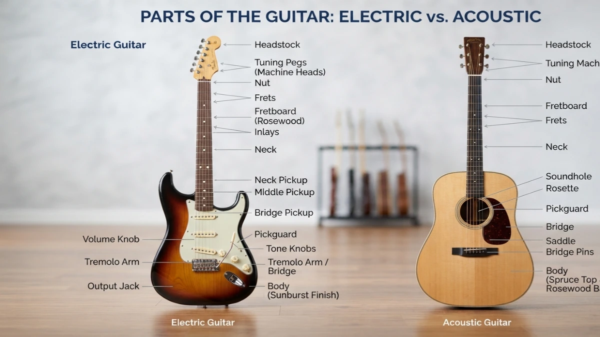 Guitar Part Names